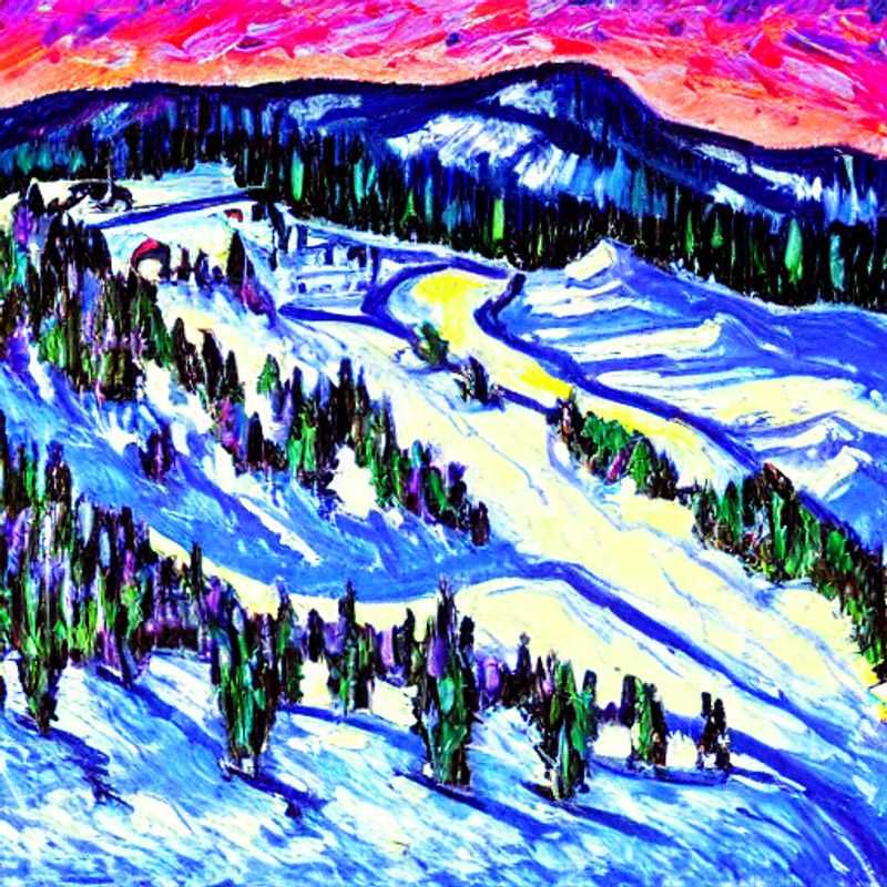 Spring break bliss! Two friends carving fresh tracks down the sun-drenched slopes of Big Sky Resort, Montana, embracing the thrill of adventure.