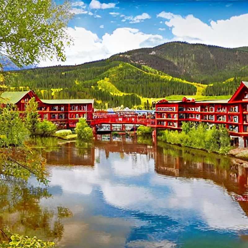 Des aventuriers du printemps! Découvrez les pistes ensoleillées et les paysages verdoyants de Steamboat Springs, USA, pendant les vacances de printemps. (Spring adventurers! Discover the sunny slopes and verdant landscapes of Steamboat Springs, USA, during spring break.)