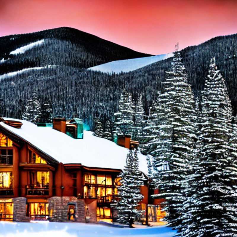 Deux amis profitant du soleil printanier sur les pistes enneigées de Vail Mountain Resort, USA, une escapade idéale pendant les vacances de printemps.