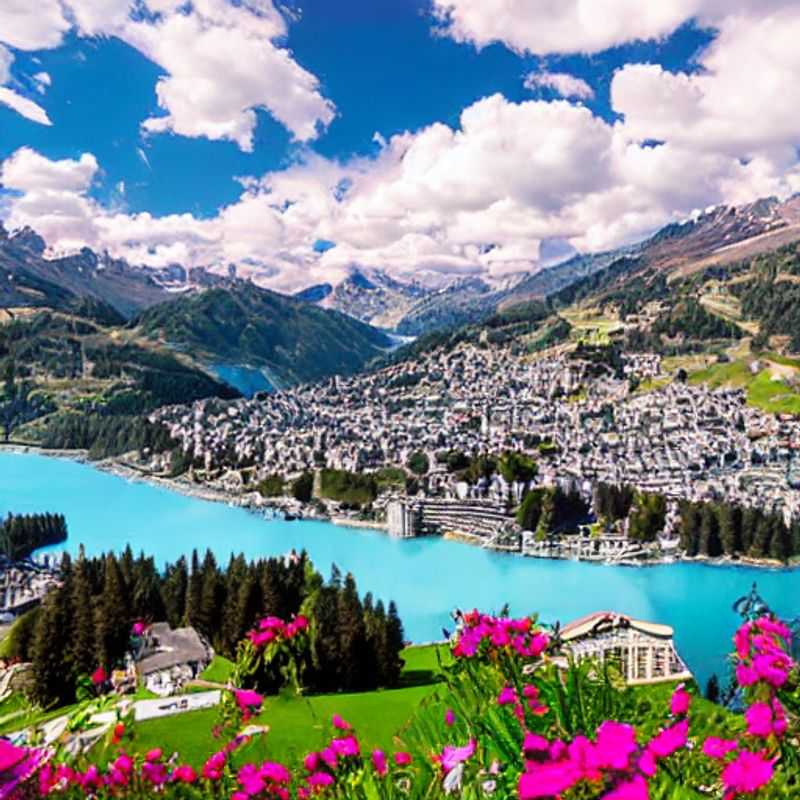 Casais aproveitando a paisagem alpina vibrante de St. Moritz, Suíça, durante o feriado da primavera, com as montanhas se revelando em sua glória e o ar fresco convidando a aventuras sem fim.