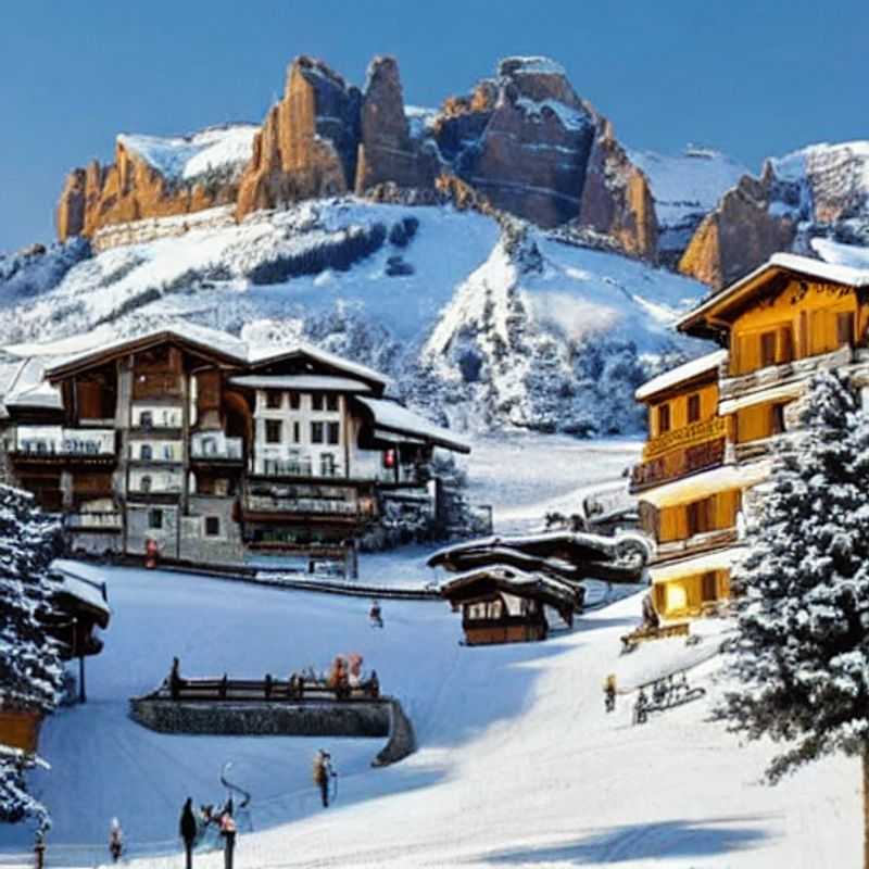 Lush, green meadows bursting with wildflowers in Corvara, Italy, a perfect springtime escape in the Dolomites.