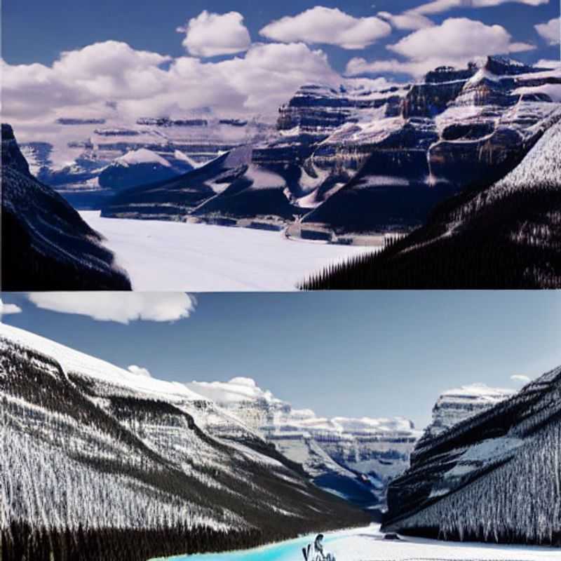 Spring skiing bliss at Lake Louise Ski Resort! Sunny slopes, crisp mountain air, and endless fun on the Canadian Rockies' legendary powder during spring break.