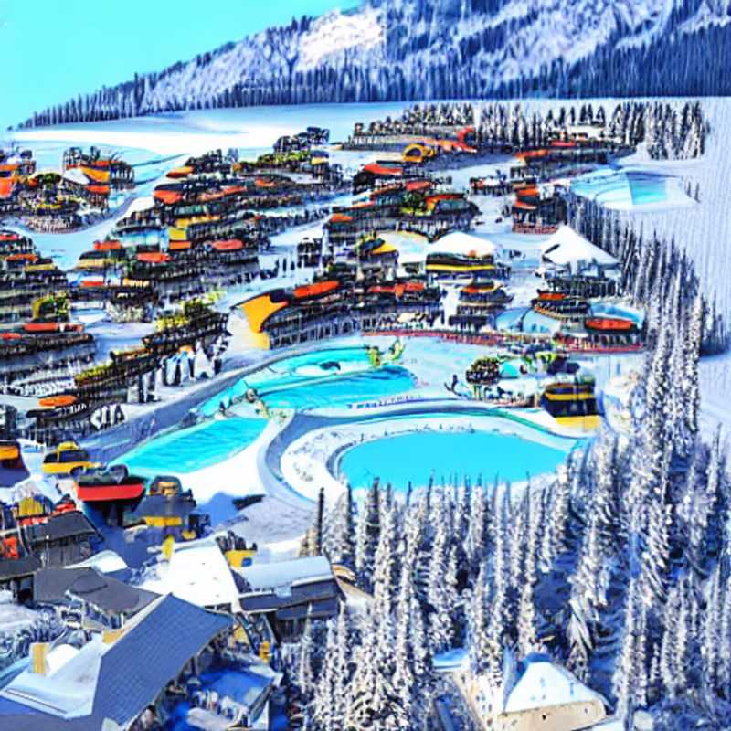 Spring skiers carving down the slopes of Les Arcs, France, enjoying the sunshine and fresh powder during an unforgettable spring break adventure.