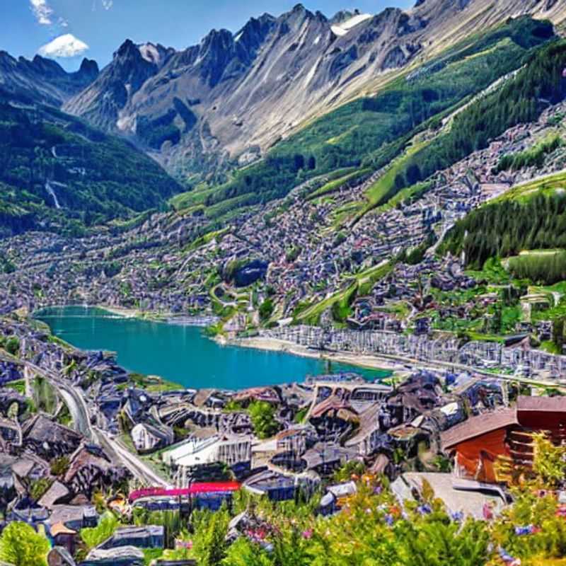 Sun-drenched slopes and vibrant spring blooms at Alpe d'Huez, France, promising an unforgettable spring break adventure.