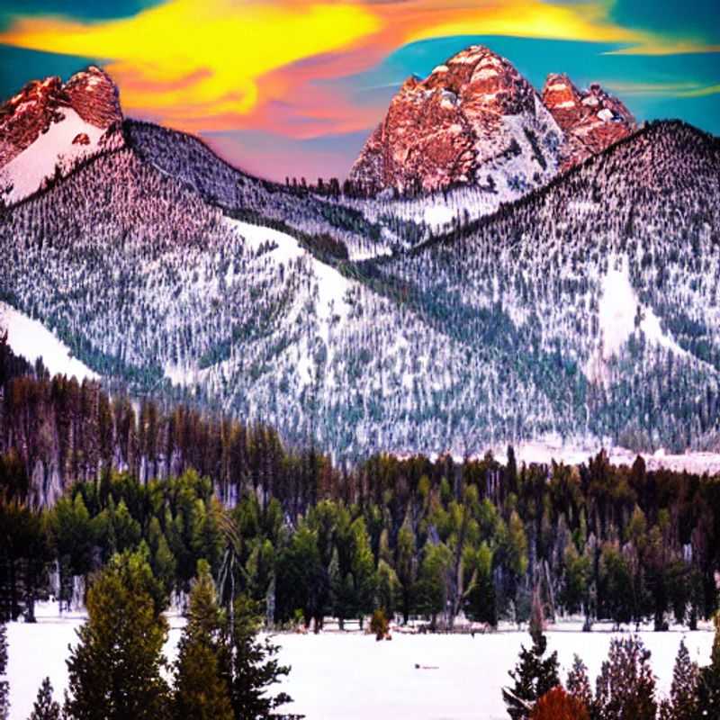 Spring break adventures unfold in Jackson Hole, USA: Majestic mountains and blossoming valleys provide a stunning backdrop for unforgettable activities.