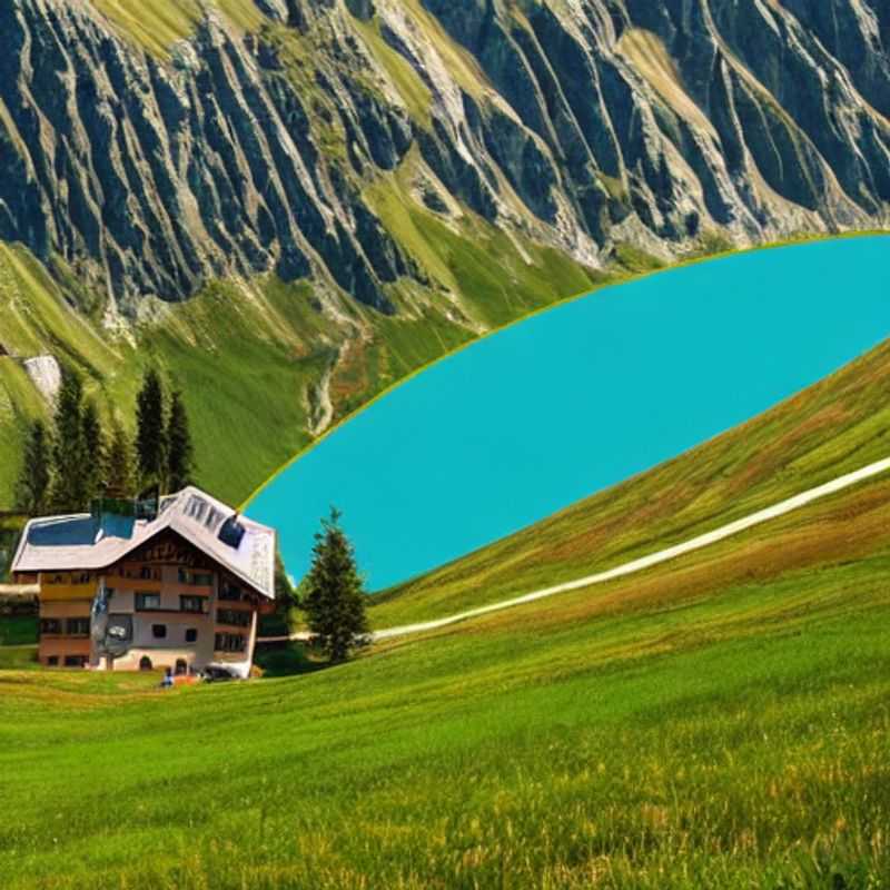 Dois casais desfrutando da paisagem pitoresca de Lech Zürs am Arlberg, Áustria, durante as férias da primavera.