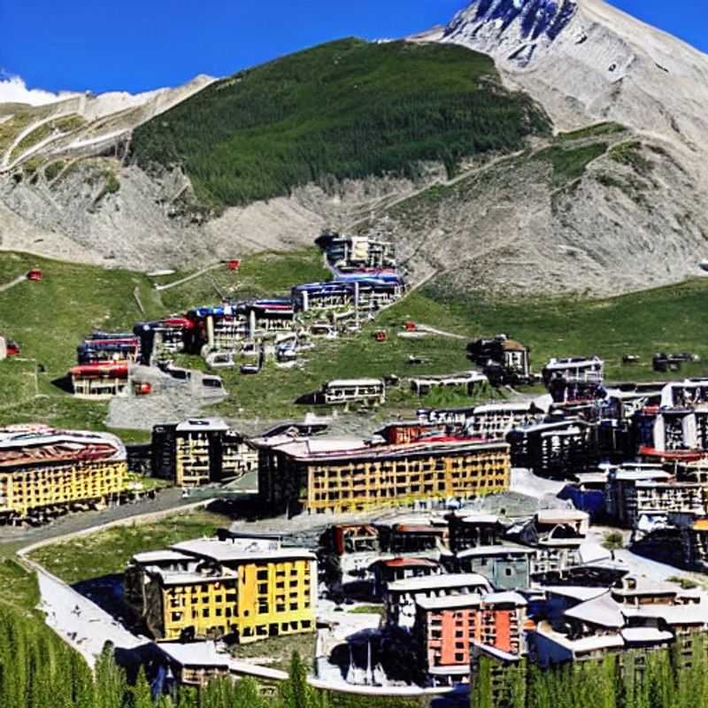 Dos esquiadores disfrutando del sol primaveral en las pistas de Sestriere, Italia, una aventura inolvidable para estas vacaciones de primavera.