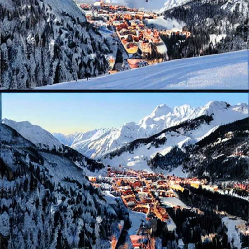 Casais brindando com champanhe sob o sol da primavera em Courchevel, França, aproveitando o glamour e a beleza alpina durante as férias da primavera. (Couples toasting with champagne under the spring sun in Courchevel, France, enjoying the glamour and alpine beauty during spring break.)