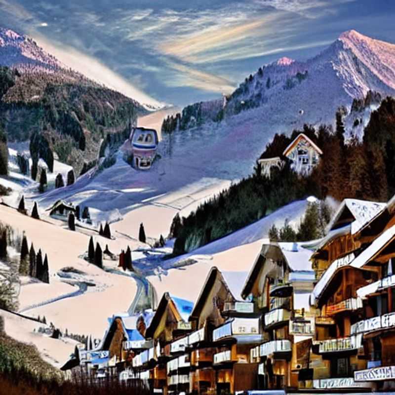 Lush green meadows dotted with wildflowers surround the charming village of Fulpmes, Austria, a perfect spring break destination for hiking, biking, and soaking in the stunning Alpine scenery.