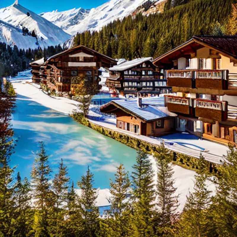 Casais aproveitando a explosão de cores da primavera em Lenzerheide, Suíça: trilhas floridas, montanhas nevadas e a promessa de aventura nas férias da primavera!