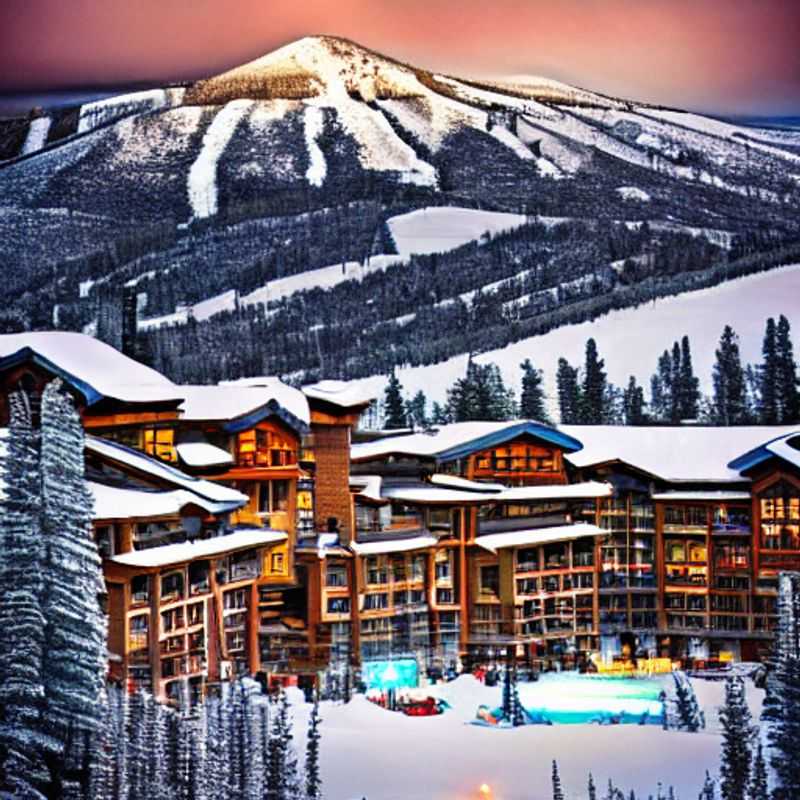 Casal aproveitando o sol da primavera e a neve ainda abundante em Deer Valley Resort, EUA, durante as férias da primavera. Perfeito para esquiar, relaxar e criar memórias inesquecíveis!