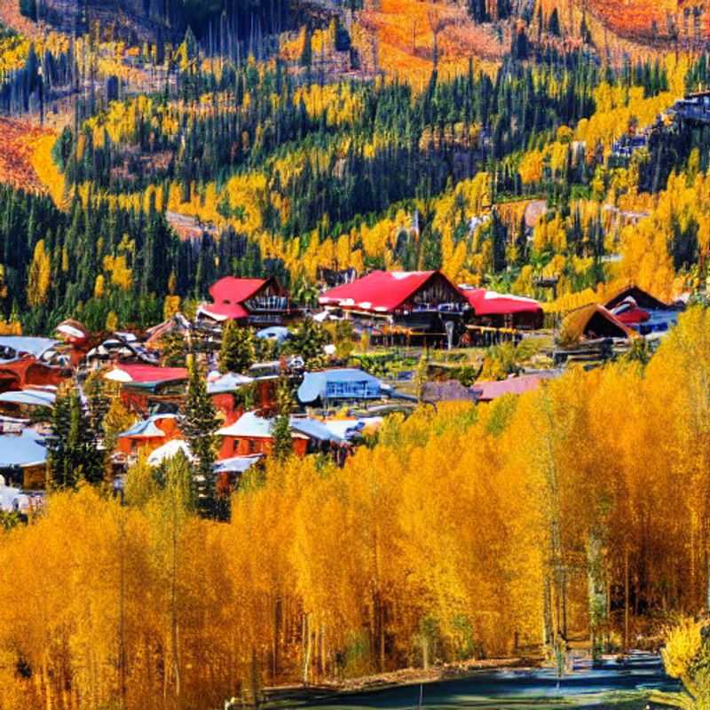 Spring Break Bliss: Skiers and snowboarders carving down the sun-drenched slopes of Park City Mountain Resort, Utah, enjoying the fresh air and stunning mountain views.