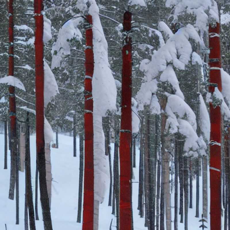 Sun-kissed slopes and vibrant spring skies paint a breathtaking backdrop for spring break adventures in Ruka, Finland.