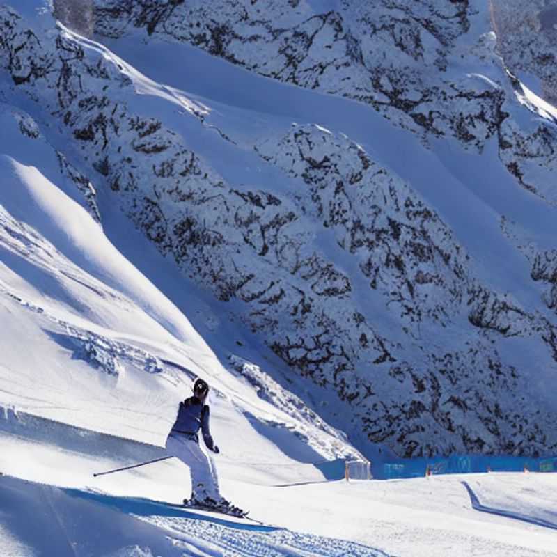 Casais descobrindo a magia da primavera em Les Arcs, França: esquiando, caminhando e aproveitando a vista deslumbrante durante as férias da primavera.