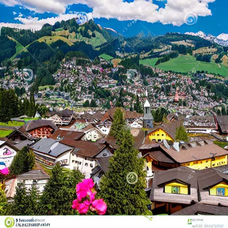 Deux couples profitant de la beauté printanière de Kitzbühel, Autriche, une destination alpine emblématique pour des vacances pleines d'aventures et de détente au printemps.