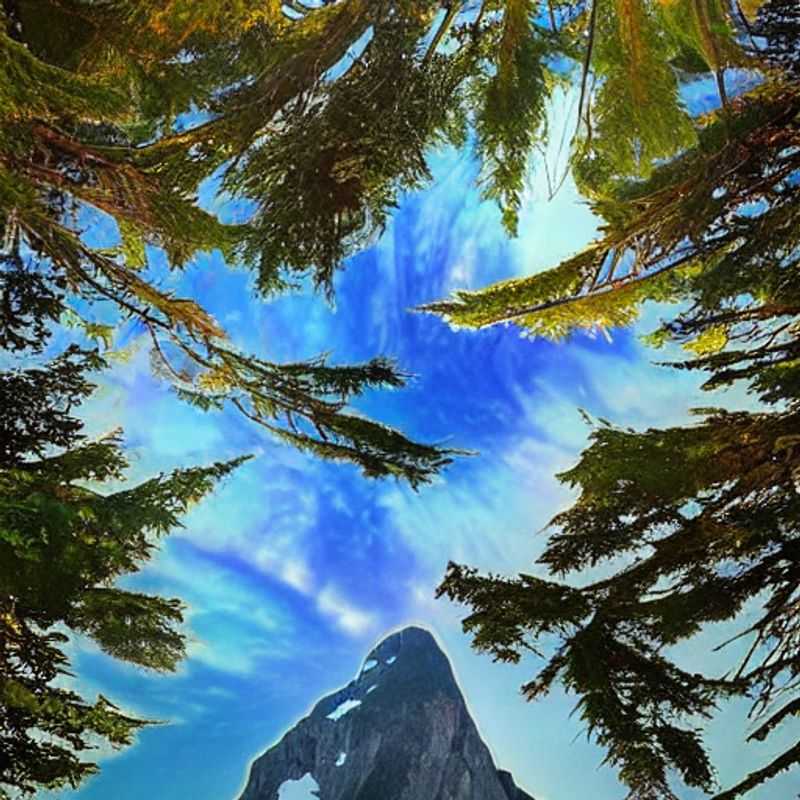 Spring Break Bliss: A vibrant view of Crystal Mountain, USA, where sunny slopes meet blooming trails, offering adventures beyond skiing for every spring breaker.