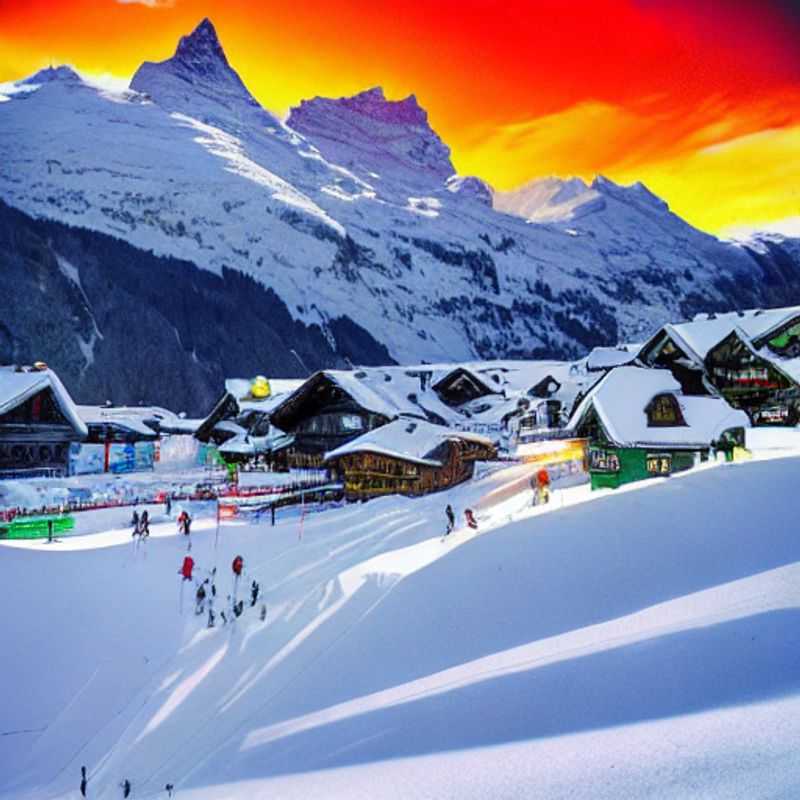 Lush green meadows meet snow-capped peaks in Grindelwald, Switzerland, offering endless spring break adventures for outdoor enthusiasts.