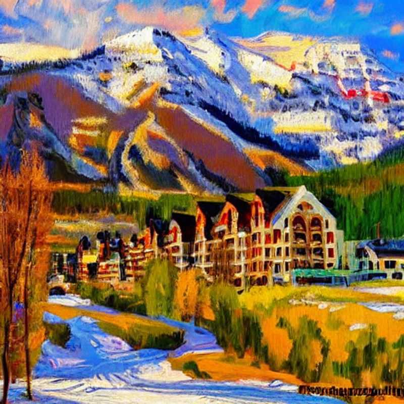 Dos aventureros contemplan las montañas nevadas de Telluride bajo el sol primaveral, planeando su emocionante escapada de Spring Break en medio de este paraíso alpino.