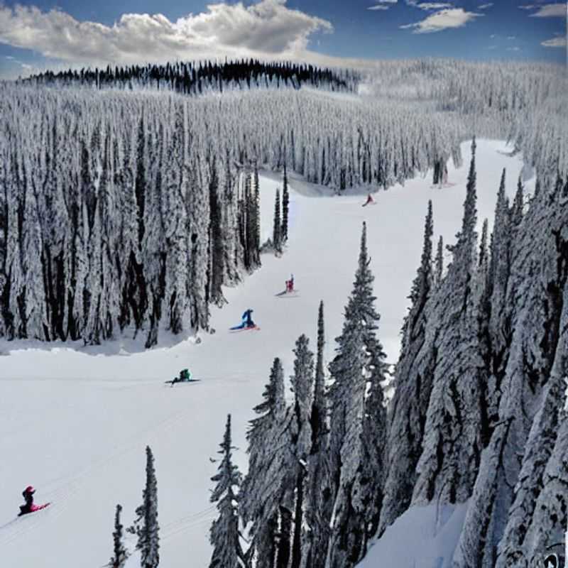 Sun-drenched slopes of Big White Ski Resort beckon for spring break adventures! Skiing, snowboarding, and endless fun under the Okanagan sunshine in Canada.