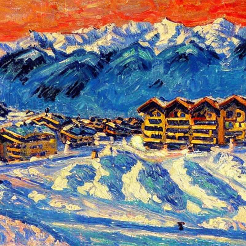 Spring Break Bliss: Sun-drenched slopes and vibrant alpine scenery in Crans-Montana, Switzerland, beckoning adventure for a perfect spring getaway.