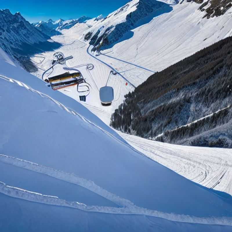 Casais se divertindo em uma pausa ensolarada de primavera em Obergurgl, Áustria, com picos cobertos de neve e pistas convidativas logo abaixo. (Couples enjoying a sunny spring break in Obergurgl, Austria, with snow-capped peaks and inviting slopes just below.)