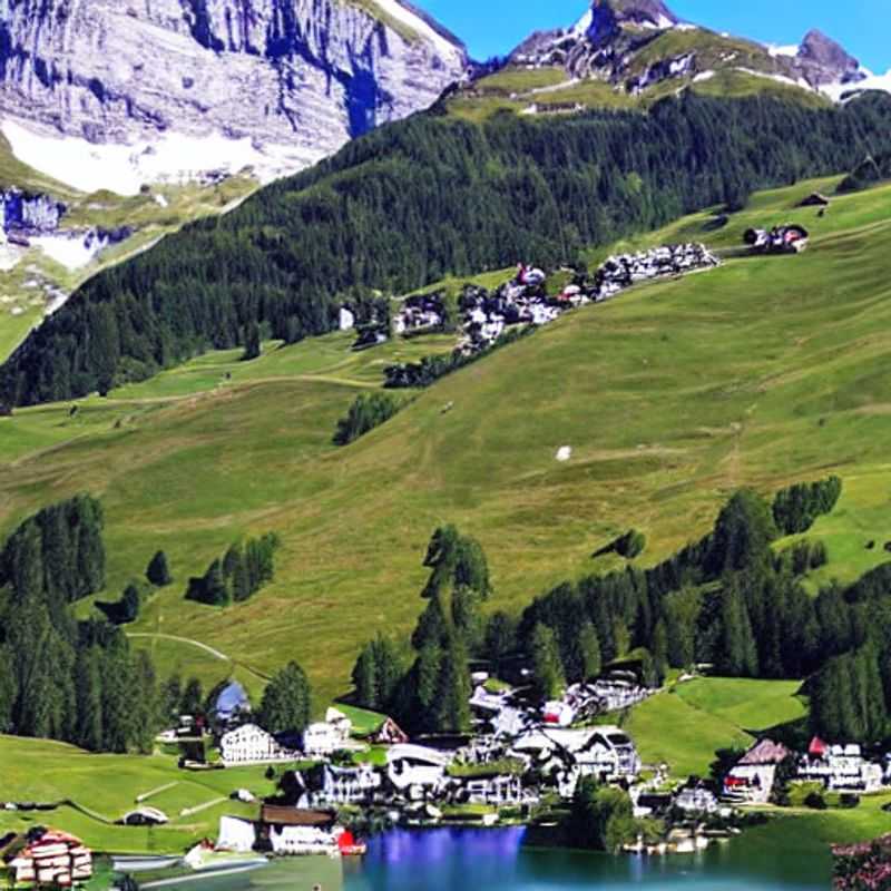 Lush green meadows meet snow-capped peaks in Grindelwald, Switzerland, a perfect spring break escape. Discover adventure and breathtaking views!