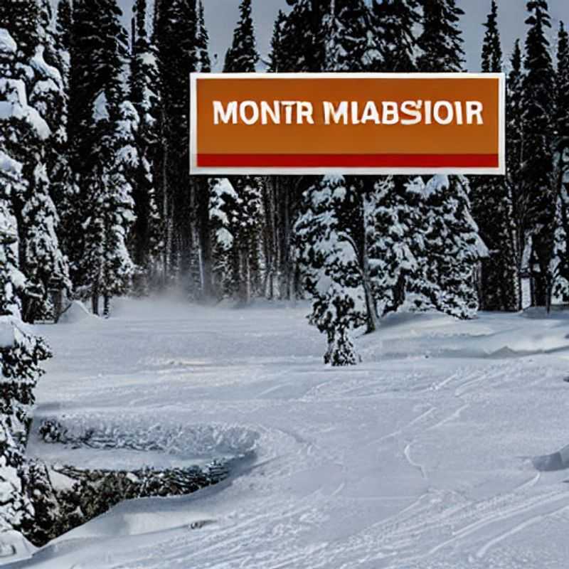 Deux skieurs dévalant les pentes printanières ensoleillées du Mont Bachelor, Oregon, pendant les vacances de printemps. Paradis des sports d'hiver et d'aventure!
