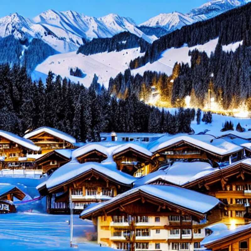 Casais aproveitando a vista deslumbrante de Davos Klosters, na Suíça, com as montanhas cobertas de flores e o sol da primavera brilhando, explorando as opções incríveis para as férias de primavera.
