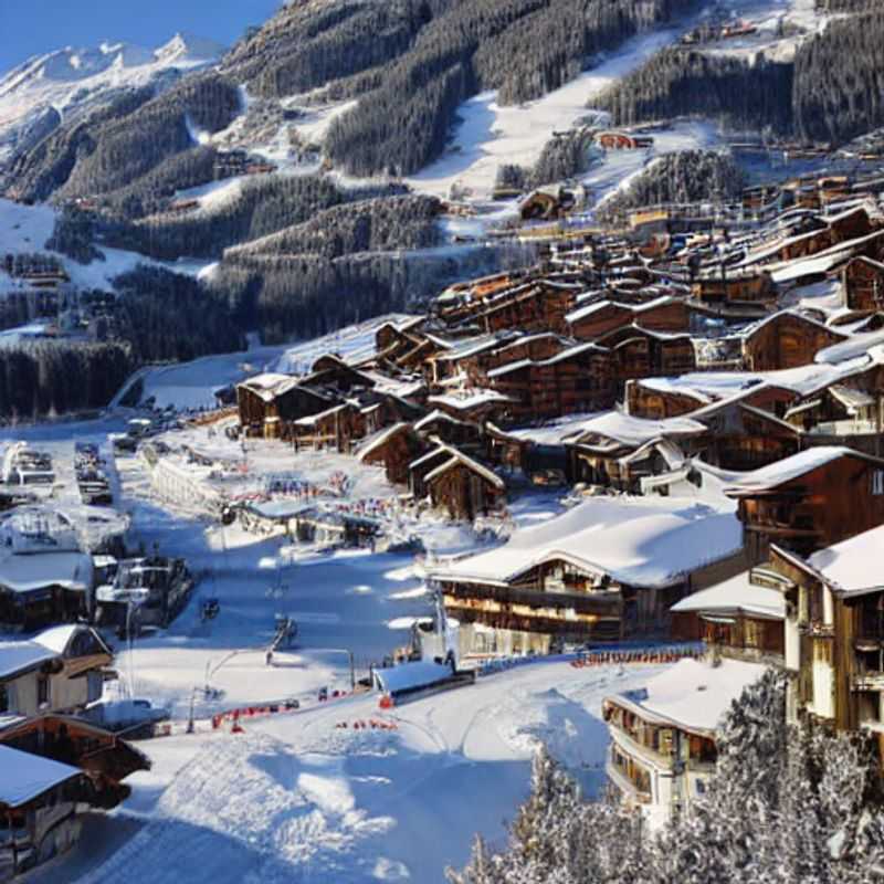 Deux amis profitant du soleil printanier sur les pistes immaculées de l'Alpe d'Huez, France, une destination parfaite pour les vacances de printemps.