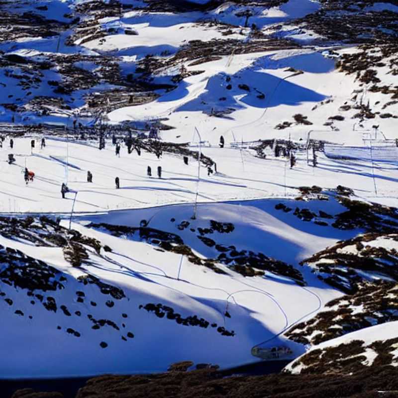 Spring break in Perisher! Shredding the slopes under sunny skies - a perfect mix of snow and sunshine in the Australian Alps.