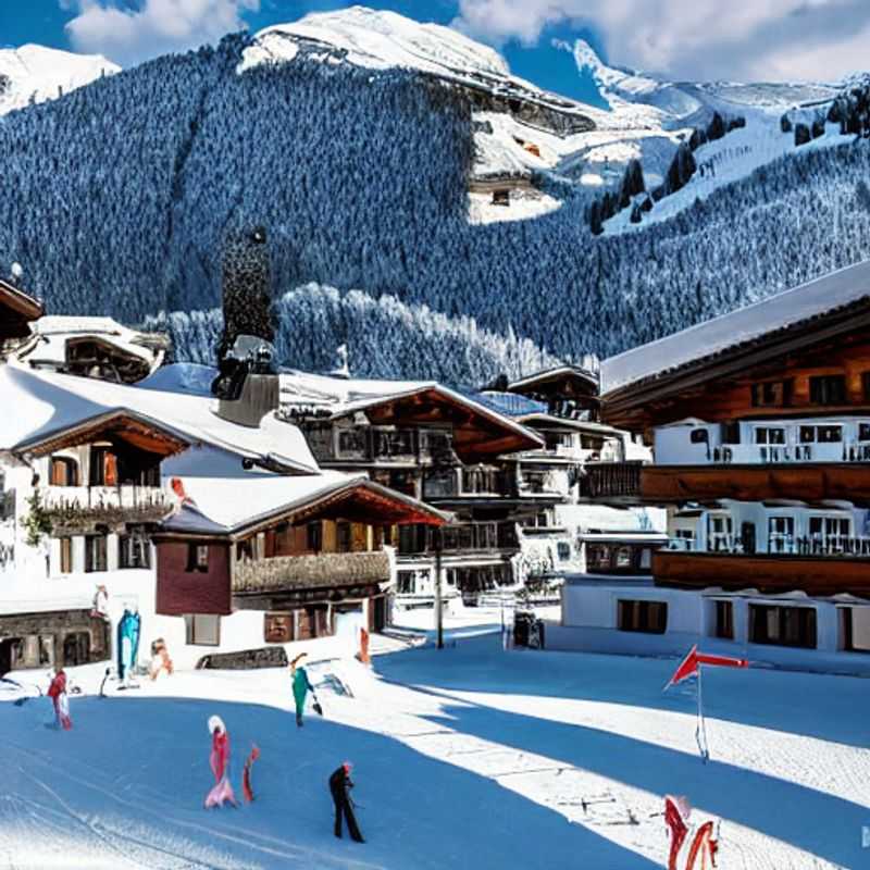 Casais aproveitando a paisagem alpina vibrante de Davos Klosters durante o *spring break*: montanhas floridas e aventuras esperando!