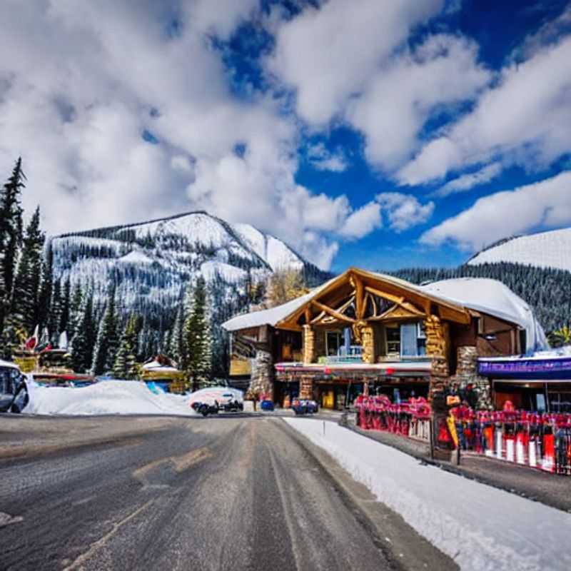 Famílias se divertindo na neve fresca e no sol da primavera em Fernie Alpine Resort, um paraíso para as férias de primavera no Canadá.
