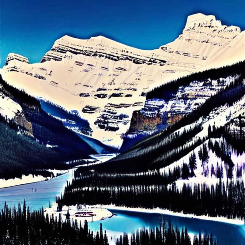 Vistas primaverales impresionantes del Lago Louise en Banff, Canadá: cielos azules reflejándose en las aguas turquesas mientras los viajeros disfrutan de las actividades de la temporada de vacaciones.