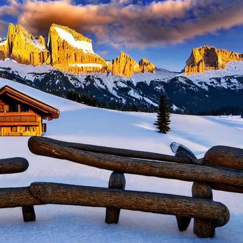 Spring Break in Alta Badia: Blooming meadows and towering Dolomites offer stunning scenery for hiking and exploring in the Italian Alps.