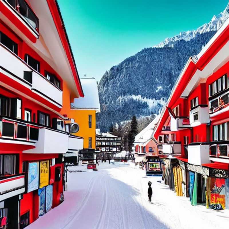 Des vacanciers profitant de la vue printanière à Garmisch-Partenkirchen, en Allemagne, avec les montagnes verdoyantes et les fleurs sauvages en pleine floraison, lors de leur séjour pendant les vacances de printemps.