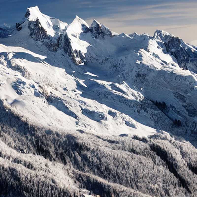 Here are a few options, depending on what the image is showing. I'll aim for capturing the spirit of spring in Chamonix: