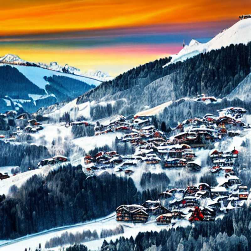 Des vacanciers profitant du soleil printanier sur les pistes verdoyantes de Kitzbühel, en Autriche, lors d'une escapade inoubliable pendant les vacances de printemps.