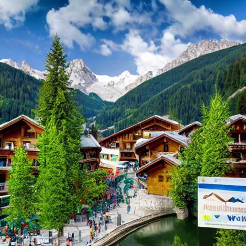 Casais brindando com champanhe sob o sol da primavera em Courchevel, França, aproveitando o glamour e a beleza alpina durante as férias da primavera. (Couples toasting with champagne under the spring sun in Courchevel, France, enjoying the glamour and alpine beauty during spring break.)