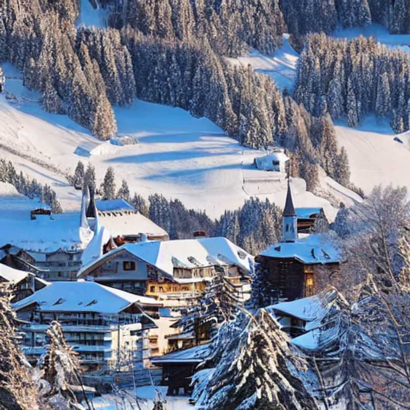 Casais aproveitando a vista deslumbrante das montanhas floridas de Villars-sur-Ollon, Suíça, durante as férias da primavera, com atividades ao ar livre e paisagens alpinas revigorantes.