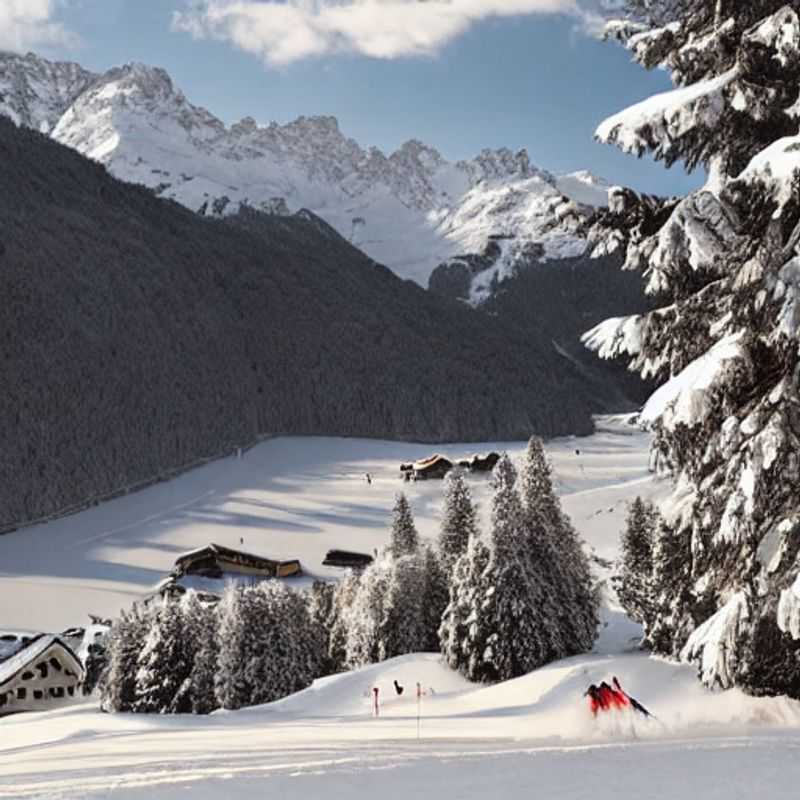Deux couples appréciant la vue sur les majestueuses montagnes enneigées de Solden, en Autriche, lors de leur escapade de 4 jours au printemps.