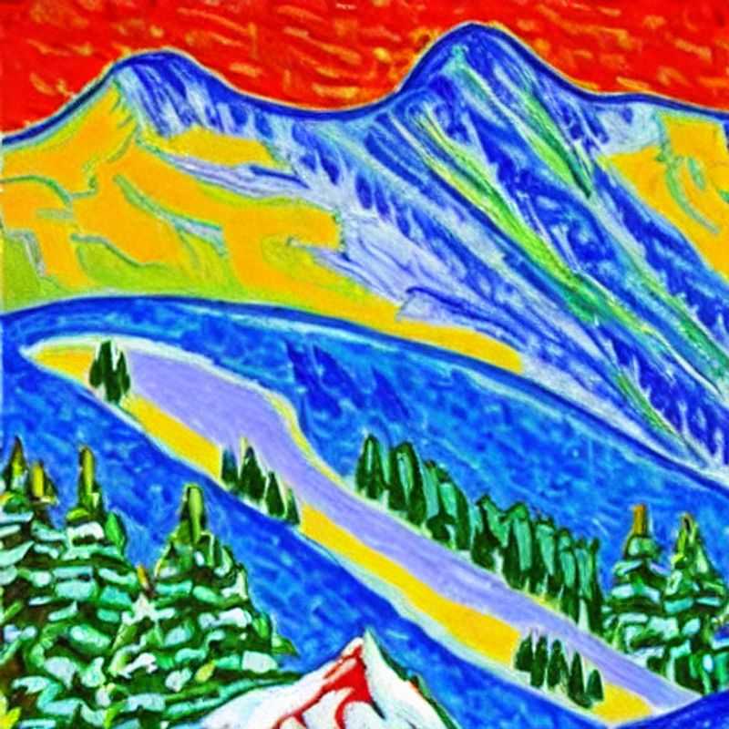 Casal aproveitando a neve fresca e o sol da primavera em Fernie Alpine Resort, no Canadá, durante as férias da primavera – pura alegria nas montanhas!