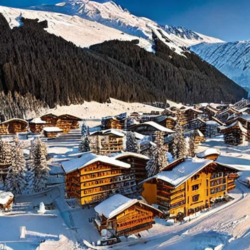 Casais aproveitando a brisa fresca e as paisagens alpinas vibrantes em Davos Klosters, Suíça, durante as férias da primavera. Um vislumbre das atividades e aventuras que esperam por você!