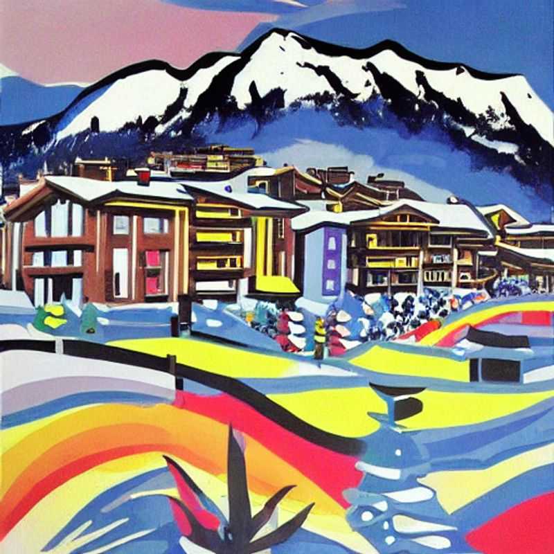 Casais brindando com champanhe em Courchevel, França, sob o sol da primavera, aproveitando o charme alpino e as aventuras nas montanhas durante suas férias de primavera.