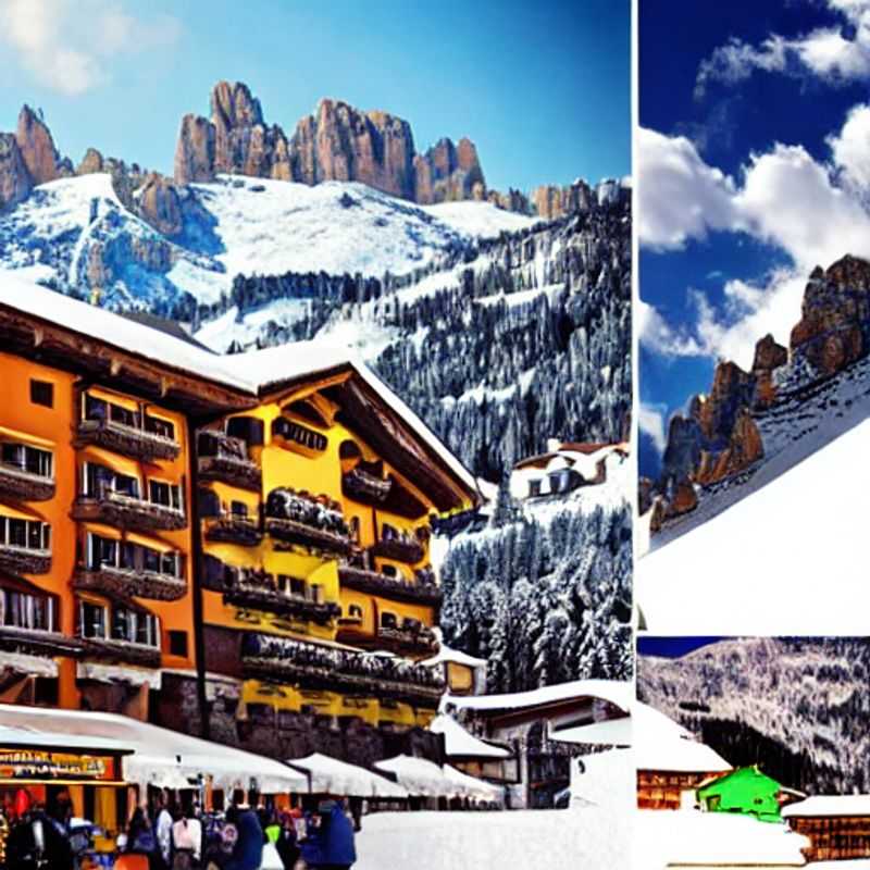 Casais aventureiros desfrutando das trilhas floridas e das vistas deslumbrantes de Val Gardena, Itália, durante as férias da primavera, com os Dolomitas como um cenário épico.