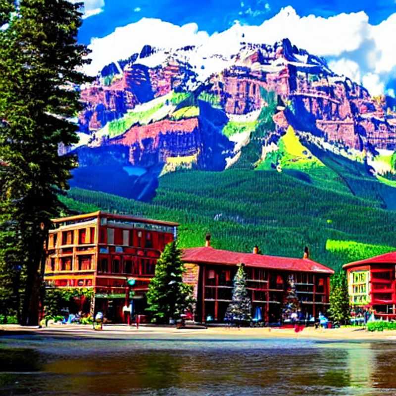Deux amis contemplant les sommets enneigés de Telluride, Colorado, sous le soleil printanier, prêts à vivre une aventure inoubliable pendant leur semaine de relâche.