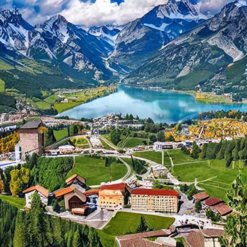 Casais aproveitando o sol da primavera nas encostas nevadas de Serre Chevalier, França, em uma pausa de primavera cheia de aventura e paisagens alpinas deslumbrantes.