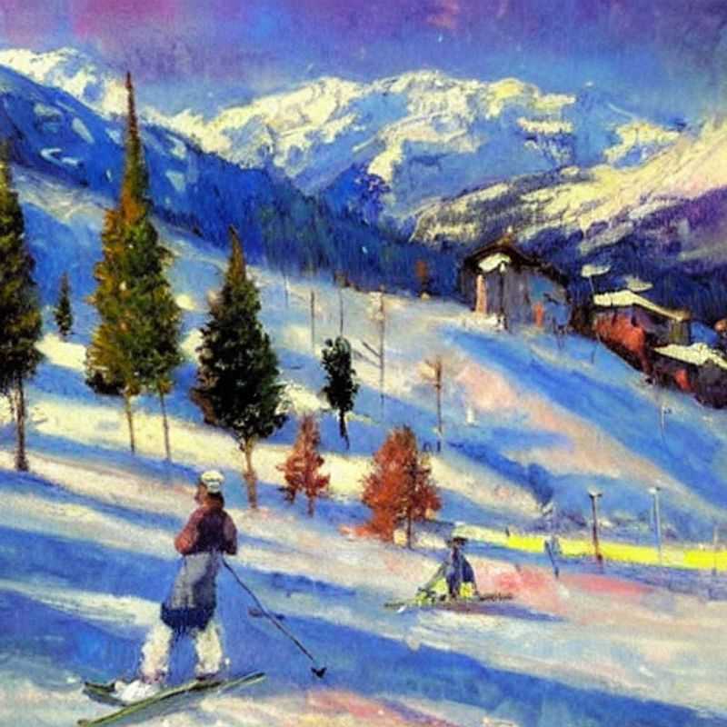 Spring break adventures unfold in Les Arcs, France, with skiers and snowboarders carving down sun-kissed slopes amidst breathtaking alpine views.