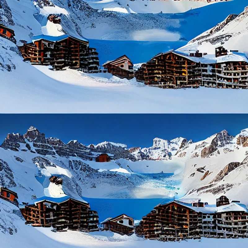 Casais aproveitando o sol da primavera nas encostas nevadas de Cervinia, Itália, com o majestoso Matterhorn ao fundo - pura alegria em uma escapada de spring break nos Alpes!