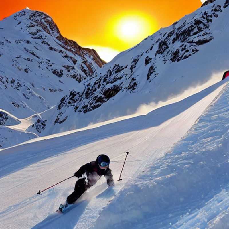 Sun-drenched slopes and vibrant spring colors in Obergurgl, Austria, a perfect setting for unforgettable spring break adventures.