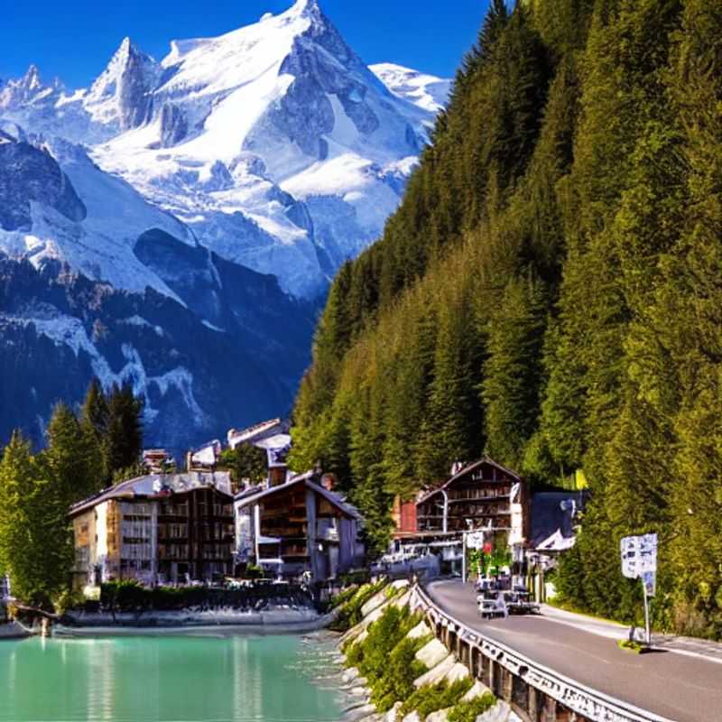 Here are a few options, depending on what the image is showing. I'll aim for capturing the spirit of spring in Chamonix: